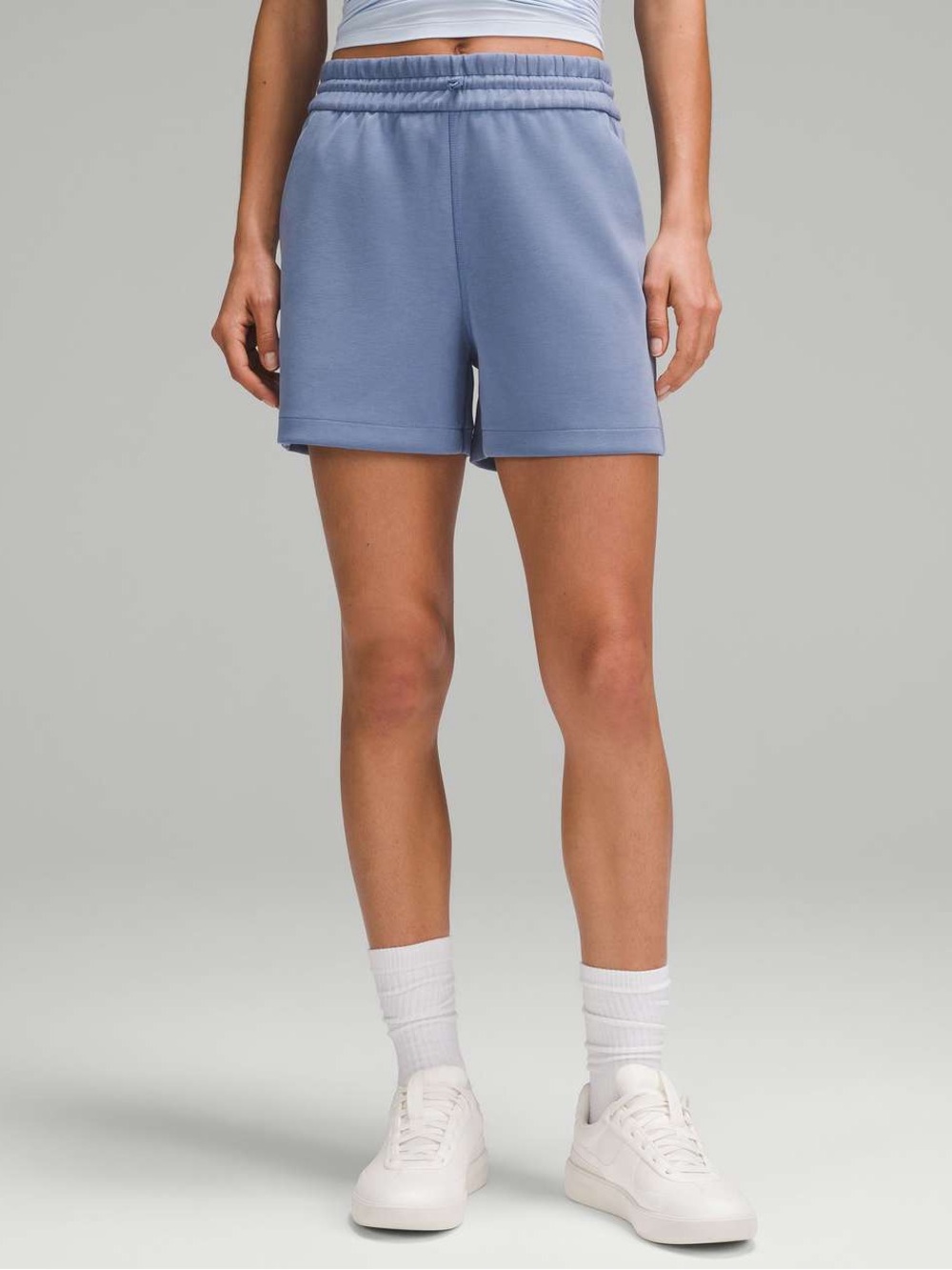 lululemon softstreme High-Rise Shorts 4" in Oasis Blue